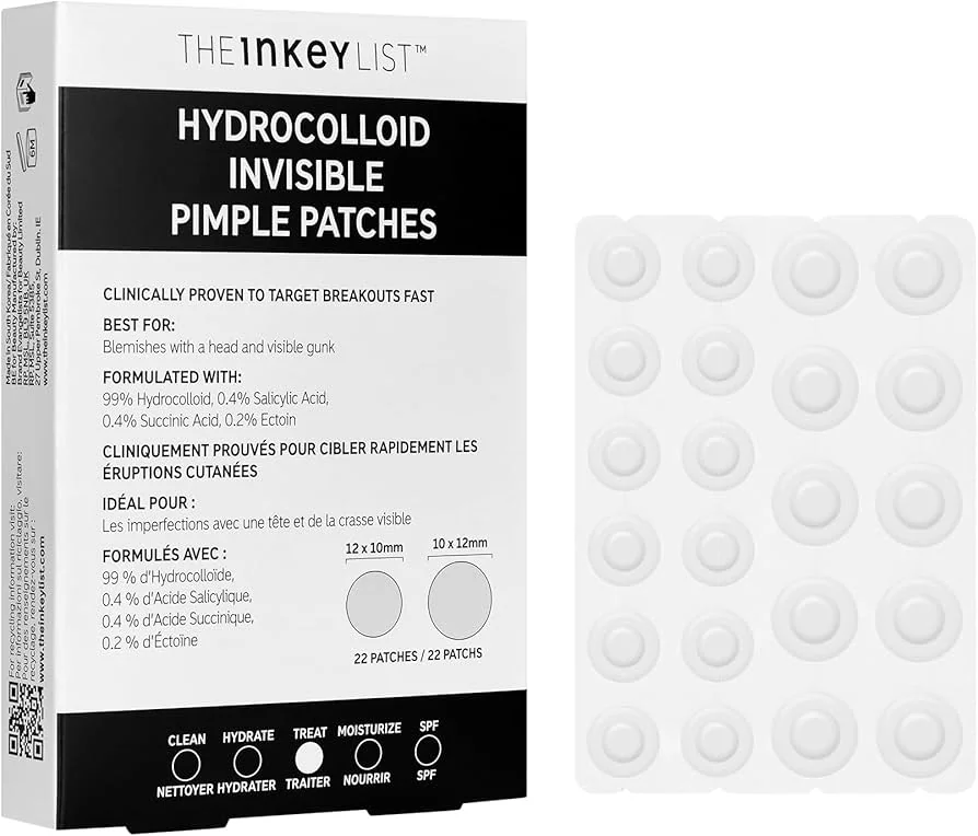 The Inkey List Hydrocolloid Invisible Pimple Patches